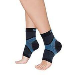 KeenHealth K-AB-135 Ankle Compression Sleeves Pair Small Black Blue Support Wrap
